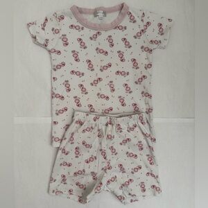 Magnolia Kids Pajama Set - Pink and White Floral